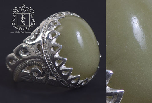 خاتم رجالي بحجر نور الصباح